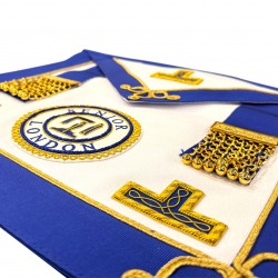 Lambskin Provincial Senior London Grand Rank Undress Apron