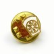 Discreet Gilt Metal HTWSSTKS Mark Keystone Masonic Pin