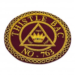 Scottish Royal Arch Past Z (PZ) Apron Badge