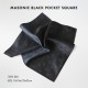 Black Freemasons 100% Silk Pocket Square / Handkerchief