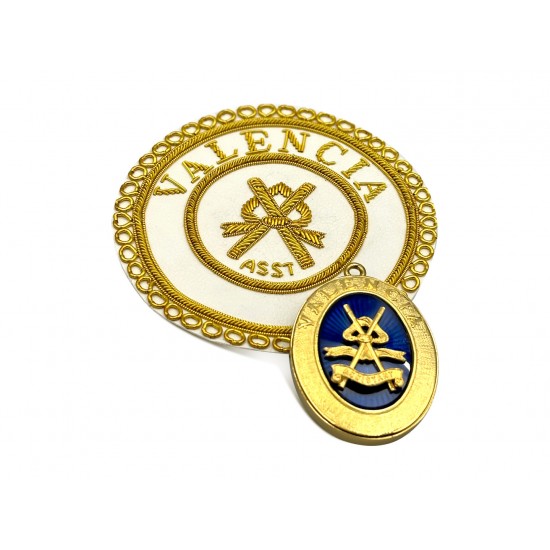Spanish Craft District Full Dress Apron Badge & Collar Jewel