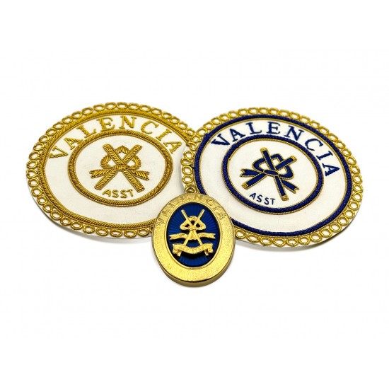 Spanish Craft District Undress & Dress Apron Badges & Collar Jewel