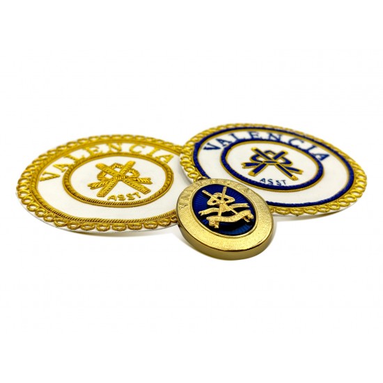 Spanish Craft District Undress & Dress Apron Badges & Collar Jewel