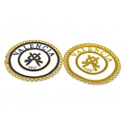 Spanish Craft District Undress & Dress Apron Badge