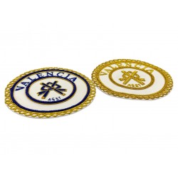 Spanish Craft District Undress & Dress Apron Badge