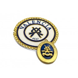 Spanish Craft District Undress Apron Badge & Collar Jewel