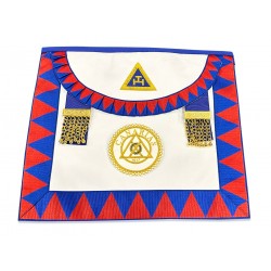 Spanish Royal Arch District Apron Badge Attached on Lambskin Apron