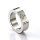 Masonic Silver Design Ring