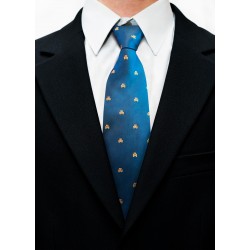 Royal Arch Silk Woven Tie & Matching Cufflinks