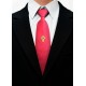 Rose Croix Red  Silk Woven Tie