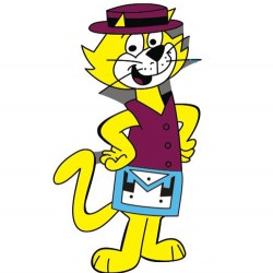 Masonic Top Cat Badge