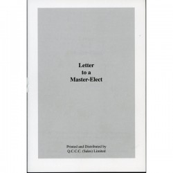 Letter To A Master Elect