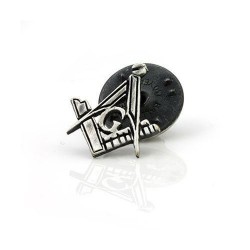 Antique Effect Masonic Lapel Pin
