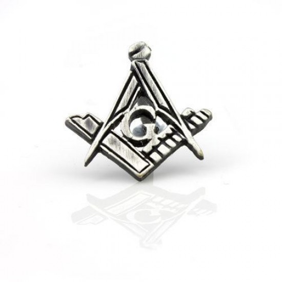 Antique Effect Masonic Lapel Pin
