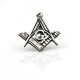 Antique Effect Masonic Lapel Pin
