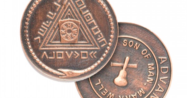 Mark Master Coin Mark Copper Coin / Token | The Masonic Collection