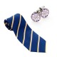 OSM Silk Woven Tie & matching Cufflinks