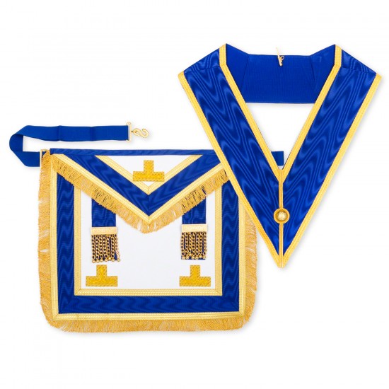 Craft Provincial Full Dress Lambskin Apron & Collar - Elegant combination with refined ceremonial detailing