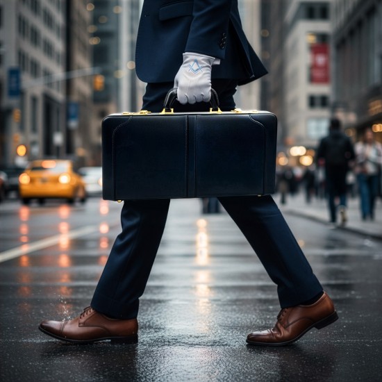 Luxury Freemason's Classic Half Case