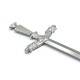 Knights Silver Plated Firing Sword