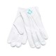 White 100% Soft Leather Masonic Gloves with Sq & Compass