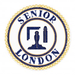 Senior London Grand Rank Undress & Full Dress Apron Badge