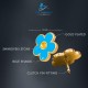 Masonic Forget me Not Badge