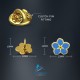 Small Forget Me Not Pin Badge
