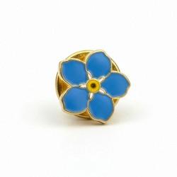Small Forget Me Not Pin Badge