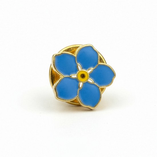 Small Forget Me Not Pin Badge