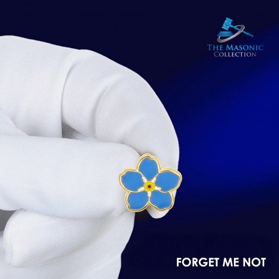 Small Forget Me Not Pin Badge
