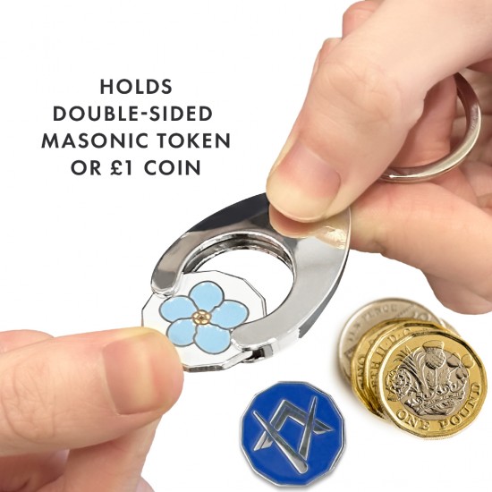 Masonic Trolley Keychain & Coin