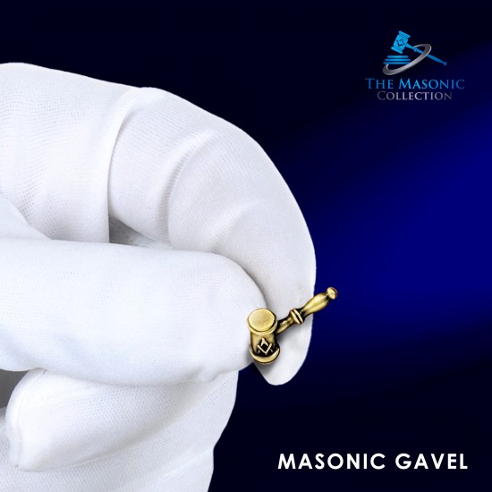 Masonic Gavel Badge
