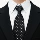 Rose Croix Tie with White Spots 100% Silk