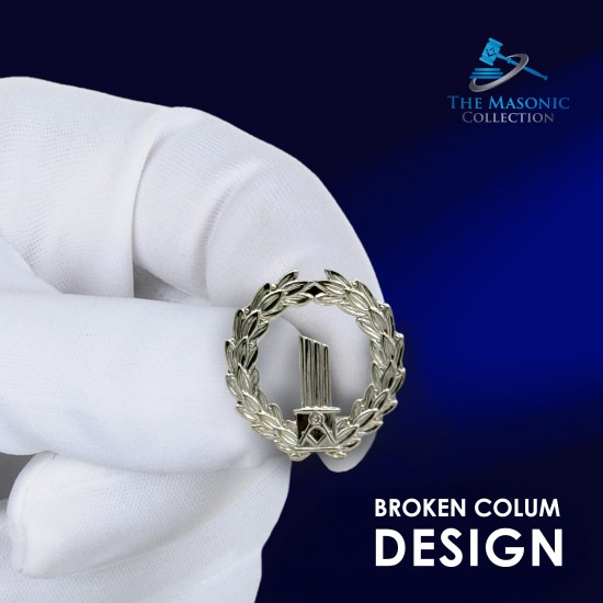 Masonic Broken Column Badge