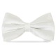 White 100% Silk Woven Masonic Bow Tie