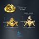 Masonic Square & Compass Badge