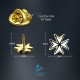 Gilt Metal Knights of Malta Masonic Lapel or Tie Pin