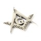 Silver Ladies Masonic Pendent