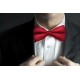 Red 100% Silk Woven Masonic Bowtie