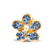 Swarovski Forget-Me-Not Lapel Badge