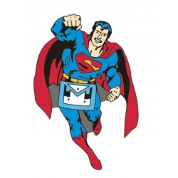 Masonic Superman Badge