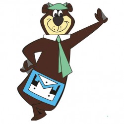 Masonic Yogi Bear Badge