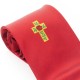 Rose Croix Red  Silk Woven Tie