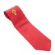 Rose Croix Red  Silk Woven Tie