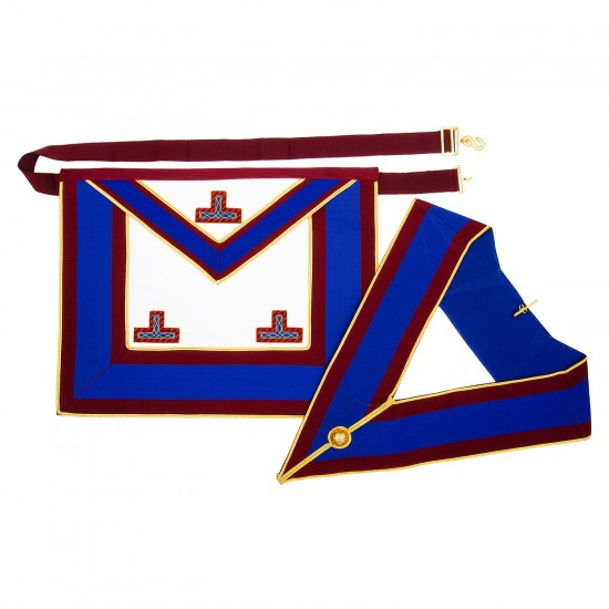 Mark Lambskin Provincial Undress Apron with Collar