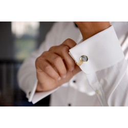 Masonic Onyx Cufflinks & Dress Shirt Studs