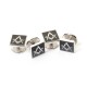 Masonic Black Dress Shirt Studs