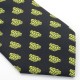 Acacia Leaf Design Masonic  Tie