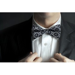 Masonic 100% Silk Woven Pavement Bow Tie